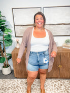 Record Setter Shorts (S-3XL) - SAVE SPRING-200 Denim-Judy Blue-Hello Friends Boutique-Woman's Fashion Boutique Located in Traverse City, MI
