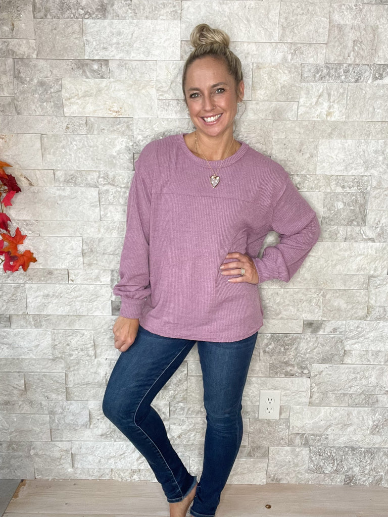 All The Better Top (S-XL)-110 Long Sleeve-Andree By Unit-Hello Friends Boutique-Woman's Fashion Boutique Located in Traverse City, MI