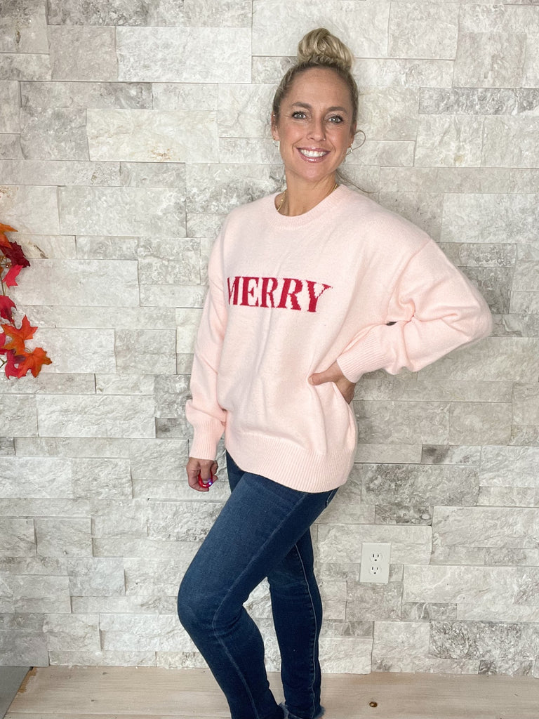 Very Merry Sweater (S-L)-140 Sweaters-GILLI-Hello Friends Boutique-Woman's Fashion Boutique Located in Traverse City, MI