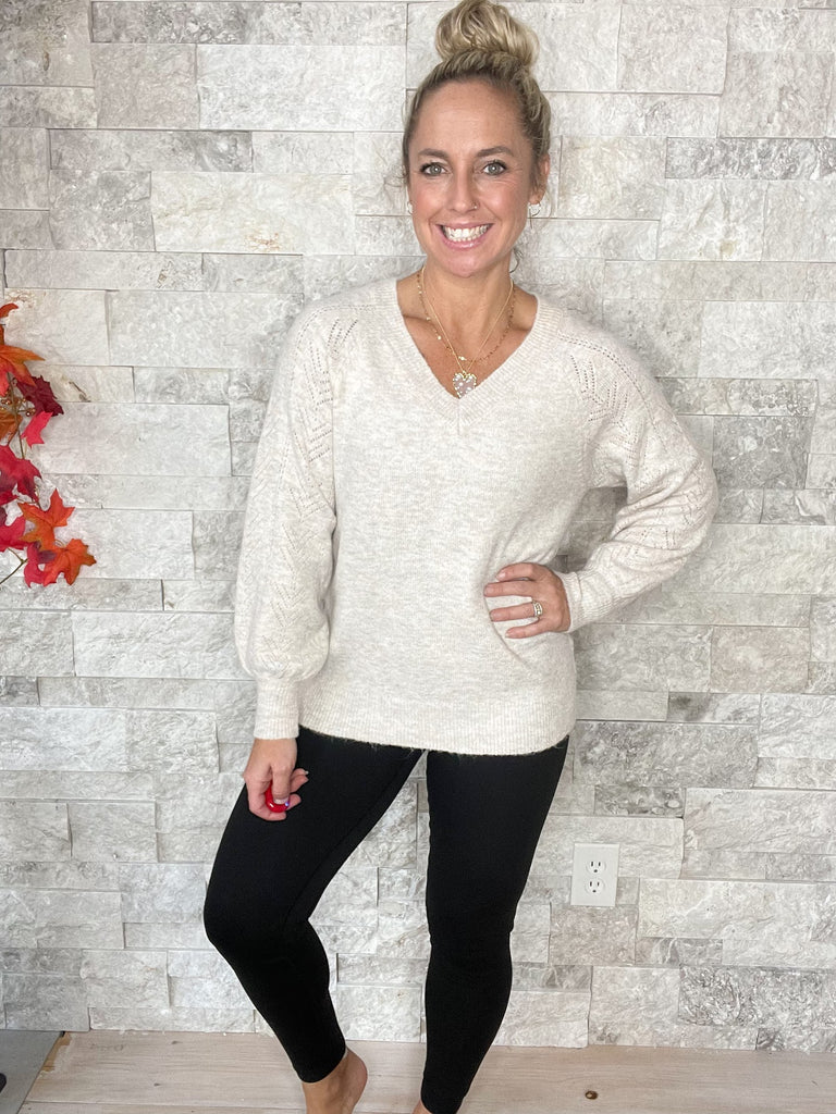 High Ambitions Sweater (S-XL)-140 Sweaters-Staccato-Hello Friends Boutique-Woman's Fashion Boutique Located in Traverse City, MI