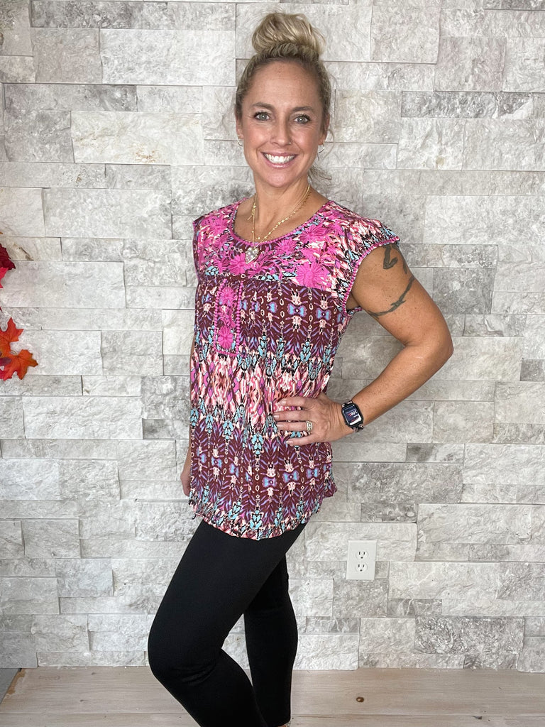 Manifest It Top (S-3XL)-100 Short Sleeve-Andree By Unit-Hello Friends Boutique-Woman's Fashion Boutique Located in Traverse City, MI