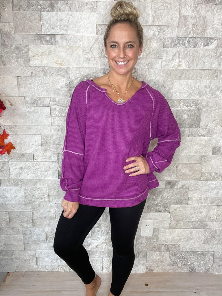 Something To Remember Top (S-3XL)-110 Long Sleeve-Andree By Unit-Hello Friends Boutique-Woman's Fashion Boutique Located in Traverse City, MI