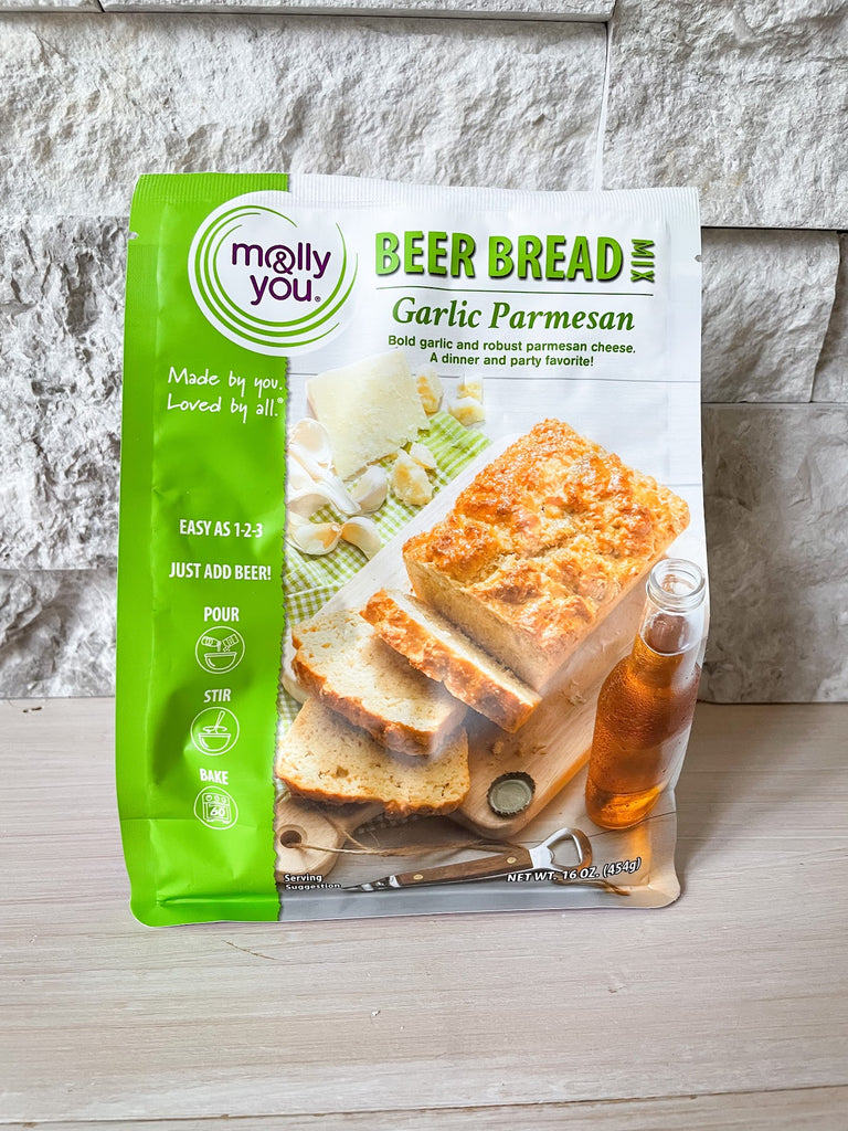 Garlic Parmesan Beer Bread Mix-300 Treats/Gift-faire - molly&you-Hello Friends Boutique-Woman's Fashion Boutique Located in Traverse City, MI