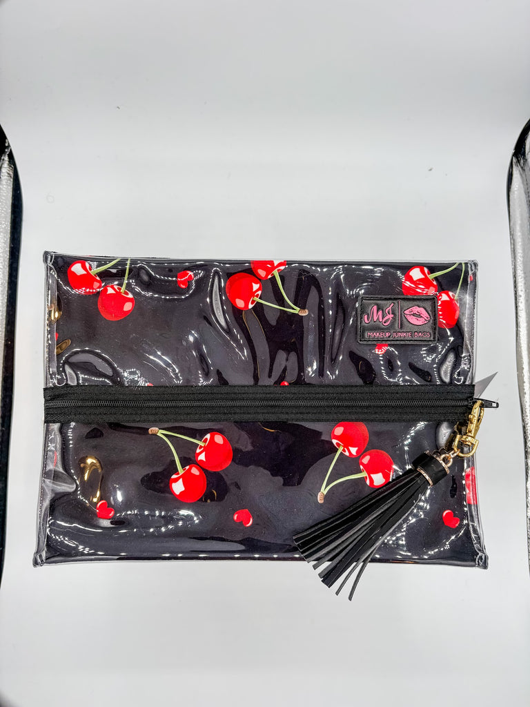 Cherry on Top MakeUp Junkie Bag-260 Bags-Makeup Junkie Bags-Hello Friends Boutique-Woman's Fashion Boutique Located in Traverse City, MI