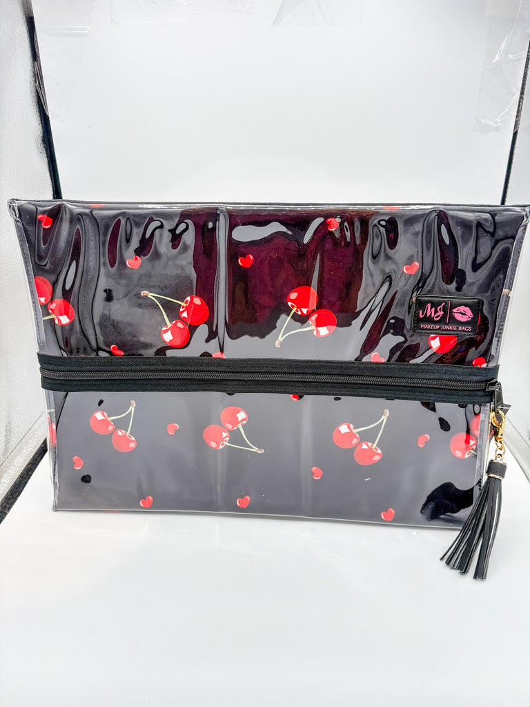Cherry on Top MakeUp Junkie Bag-260 Bags-Makeup Junkie Bags-Hello Friends Boutique-Woman's Fashion Boutique Located in Traverse City, MI