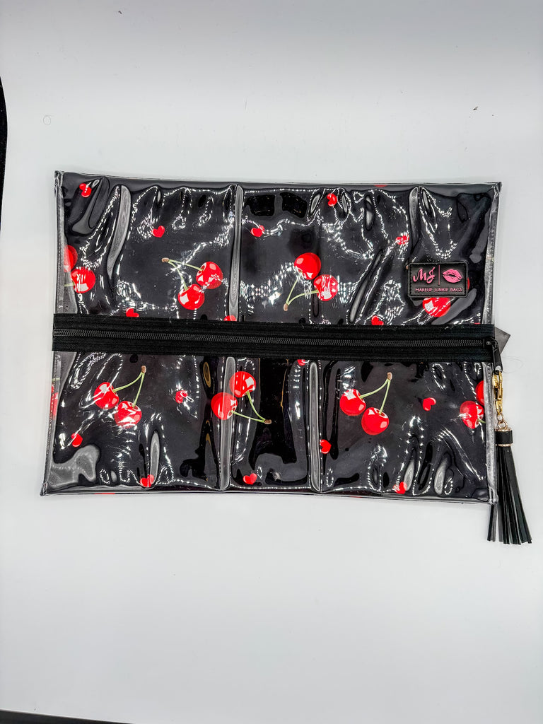 Cherry on Top MakeUp Junkie Bag-260 Bags-Makeup Junkie Bags-Hello Friends Boutique-Woman's Fashion Boutique Located in Traverse City, MI