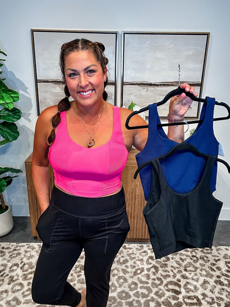 VibeFlex Ribbed Bra Tank (S-3XL)-120 Sleeveless-Rae Mode-Hello Friends Boutique-Woman's Fashion Boutique Located in Traverse City, MI