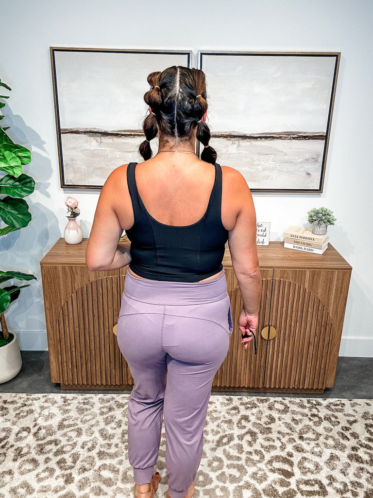 CloudEase High Waist Joggers (S-3XL)-210 Leggings/Joggers-Rae Mode-Hello Friends Boutique-Woman's Fashion Boutique Located in Traverse City, MI
