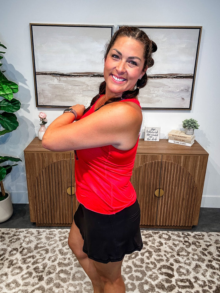 Smooth Moves High-Waist Skort (S-3XL)-220 Shorts/Skirts/Skorts-Rae Mode-Hello Friends Boutique-Woman's Fashion Boutique Located in Traverse City, MI