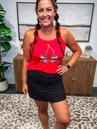 Smooth Moves High-Waist Skort (S-3XL)-220 Shorts/Skirts/Skorts-Rae Mode-Hello Friends Boutique-Woman's Fashion Boutique Located in Traverse City, MI