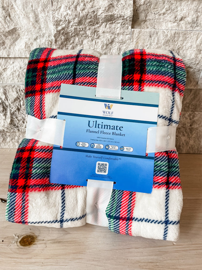 Ultimate Blanket in Plaid-300 Treats/Gift-Wolf Essentials - faire-Hello Friends Boutique-Woman's Fashion Boutique Located in Traverse City, MI