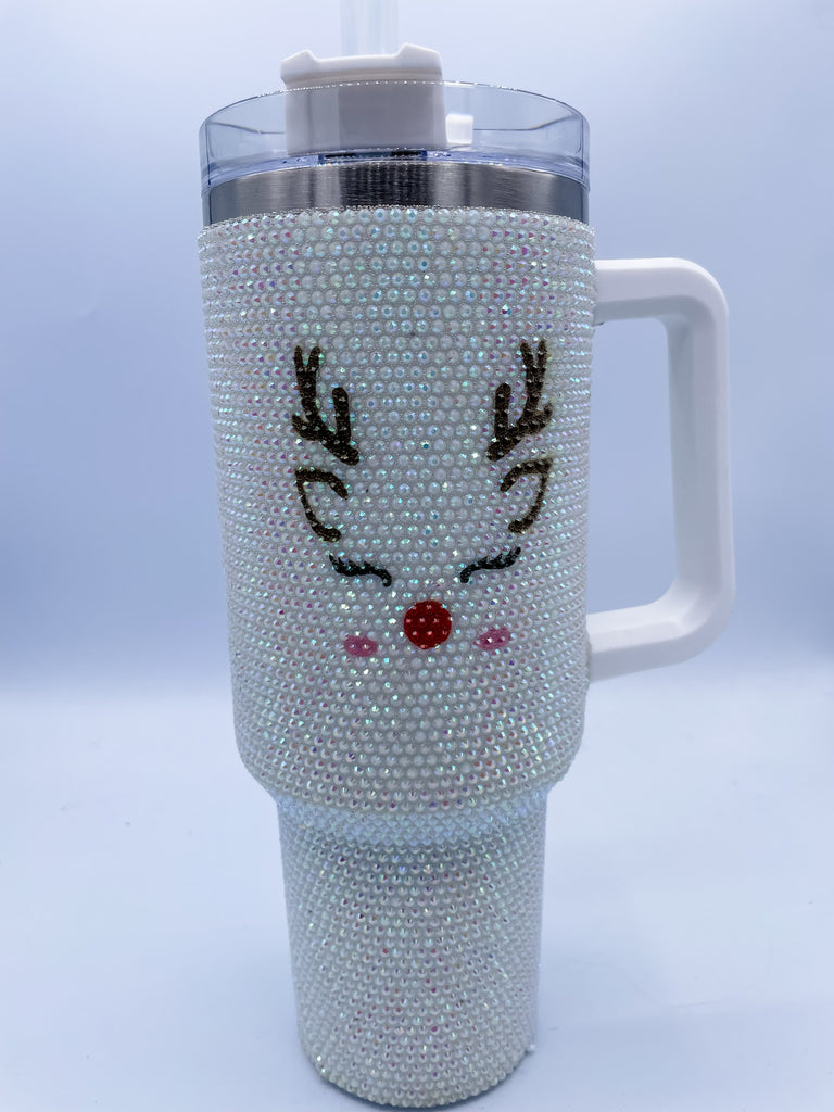 Reindeer 40 oz Tumbler-300 Treats/Gift-The Beauty Stash-Hello Friends Boutique-Woman's Fashion Boutique Located in Traverse City, MI