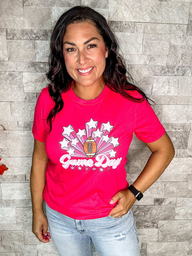 Game Day Vibes Tee (S-4XL)-131 On Demand Graphic-SunFrog-Hello Friends Boutique-Woman's Fashion Boutique Located in Traverse City, MI