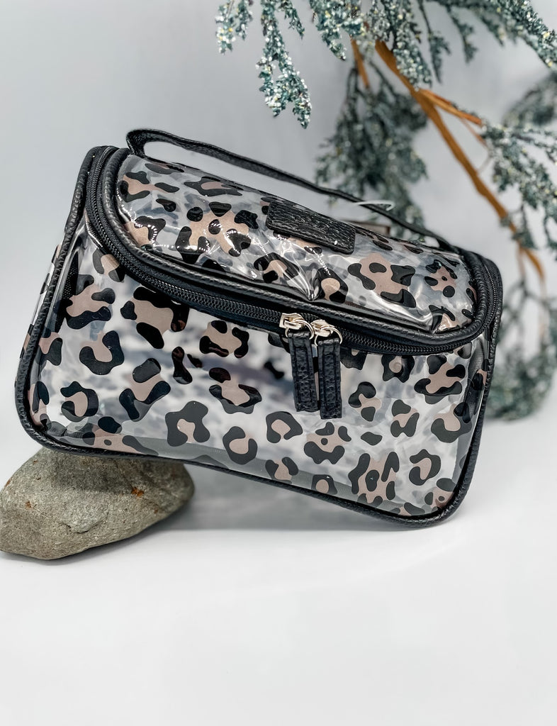 Leopard Travel Cosmetic Bag-280 Other Accessories-faire - The Royal Standard-Hello Friends Boutique-Woman's Fashion Boutique Located in Traverse City, MI