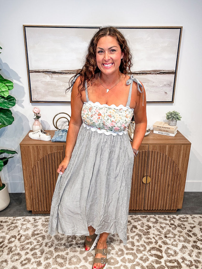 Garden Party Parade Dress (S-L)-180 Dresses-KORI-Hello Friends Boutique-Woman's Fashion Boutique Located in Traverse City, MI