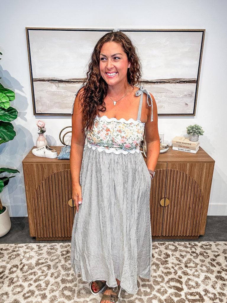 Garden Party Parade Dress (S-L)-180 Dresses-KORI-Hello Friends Boutique-Woman's Fashion Boutique Located in Traverse City, MI