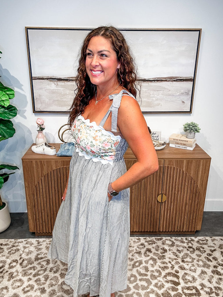 Garden Party Parade Dress (S-L)-180 Dresses-KORI-Hello Friends Boutique-Woman's Fashion Boutique Located in Traverse City, MI