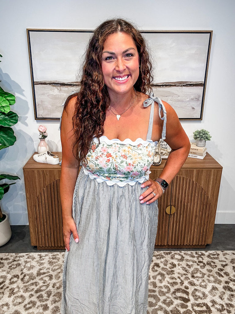 Garden Party Parade Dress (S-L)-180 Dresses-KORI-Hello Friends Boutique-Woman's Fashion Boutique Located in Traverse City, MI