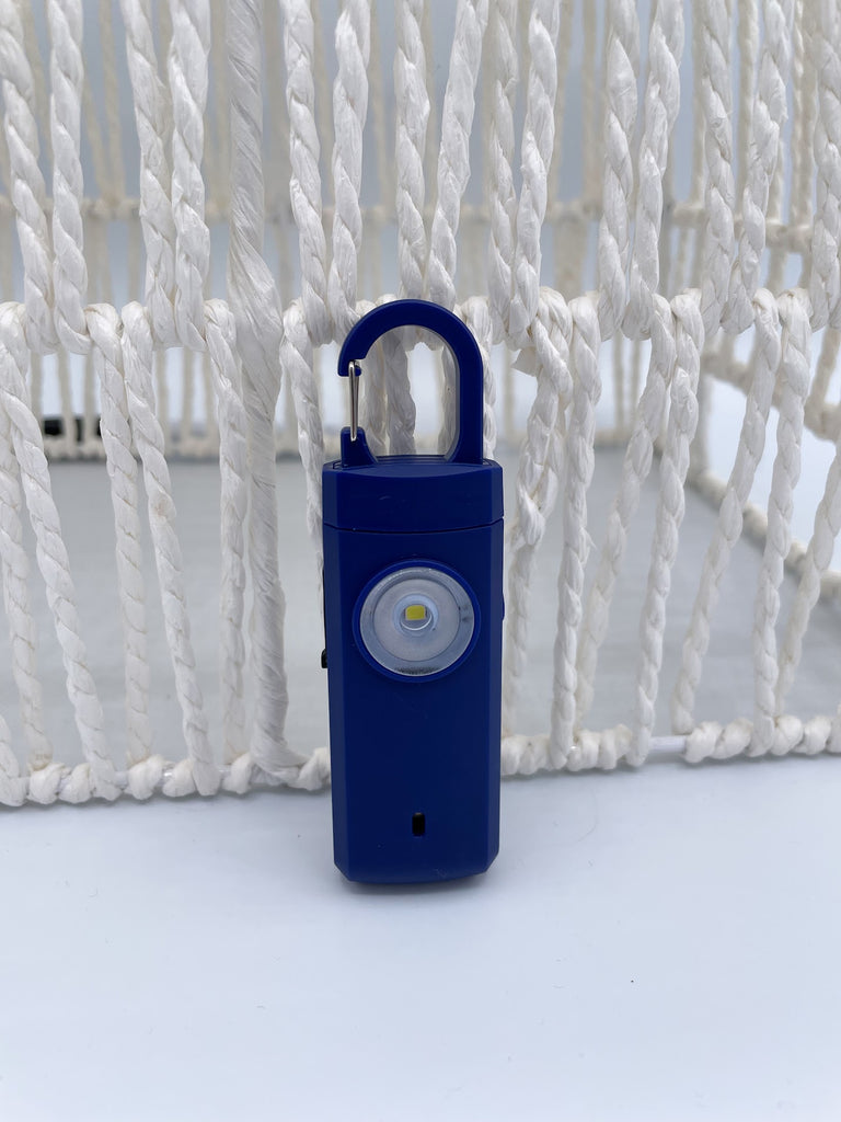 Rechargeable Personal Safety Alarm/Flashlight in Navy-280 Other Accessories-Zenana-Hello Friends Boutique-Woman's Fashion Boutique Located in Traverse City, MI