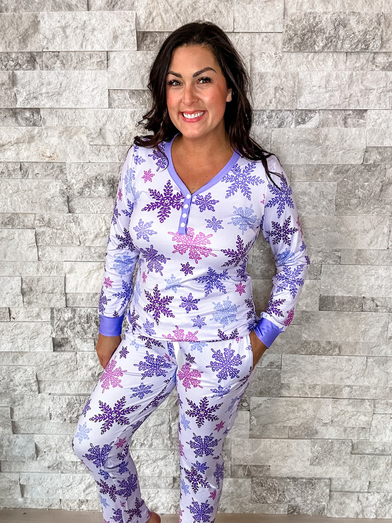 Snowy Nights Lounge Set (XS-3XL)-110 Long Sleeves-Shirley & Stone-Hello Friends Boutique-Woman's Fashion Boutique Located in Traverse City, MI