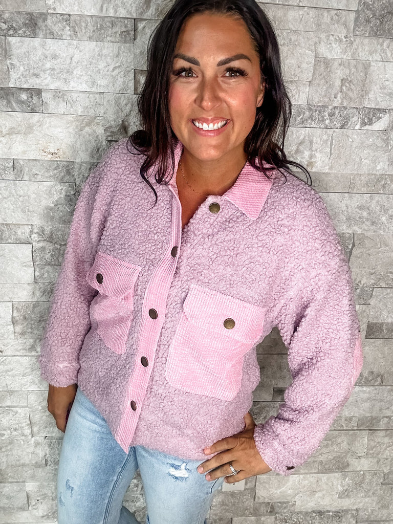 Make Me Believe Jacket in Dusty Rose (S-L)-170 Jackets-eesome-Hello Friends Boutique-Woman's Fashion Boutique Located in Traverse City, MI