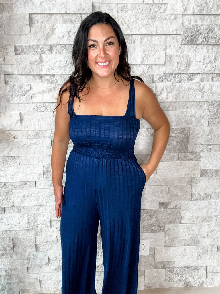 You're A Fine Girl Jumpsuit (S-3XL)-190 Rompers/Jumpsuits-HAPTICS-Hello Friends Boutique-Woman's Fashion Boutique Located in Traverse City, MI