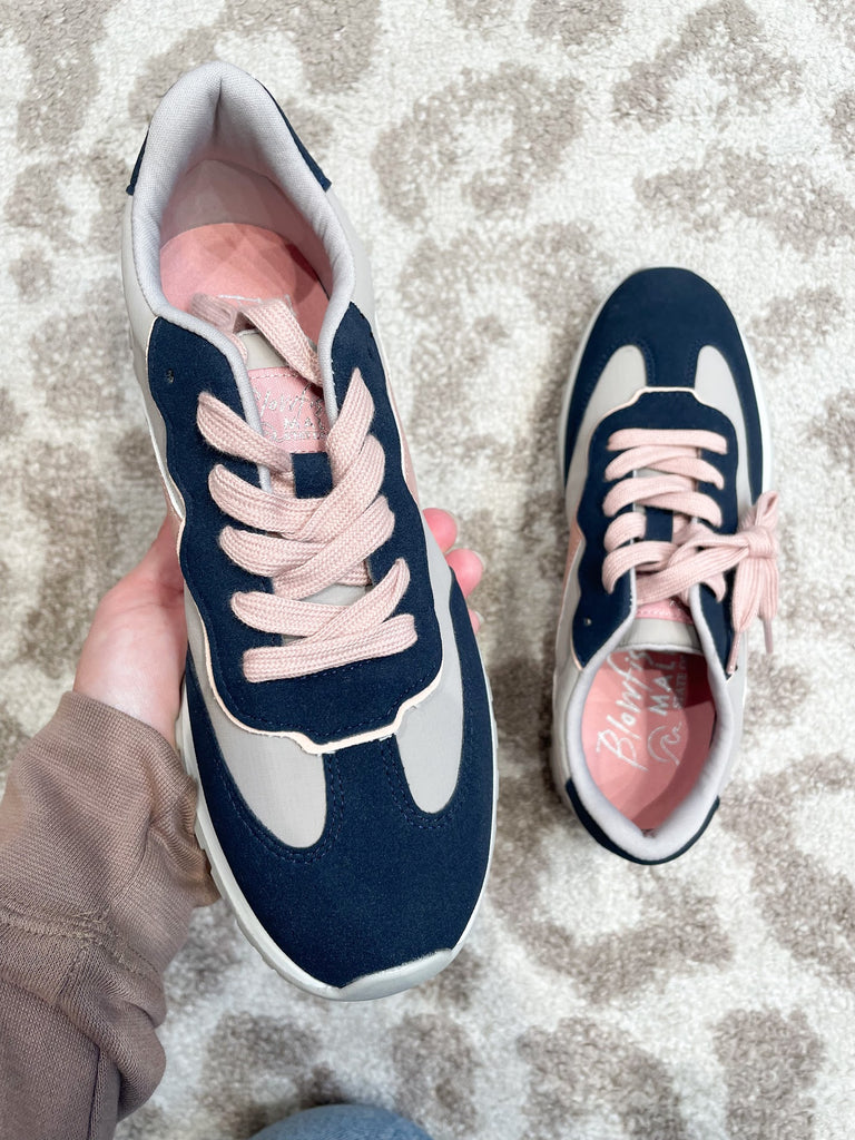 The Tastic Retro Sneaker in Midnight Navy (7-11)-250 Shoes-BLOWFISH-Hello Friends Boutique-Woman's Fashion Boutique Located in Traverse City, MI
