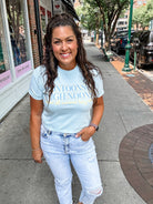 Pontoons & High Noons Crop Tee (S-2XL)-130 Graphic Tees-Poppy & Pine-Hello Friends Boutique-Woman's Fashion Boutique Located in Traverse City, MI