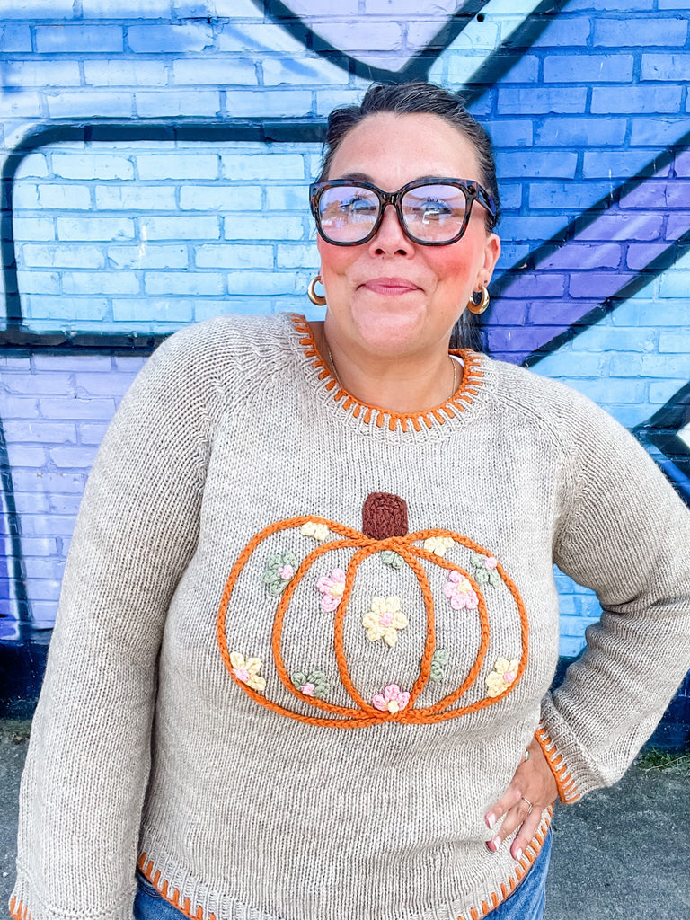Harvest Moon Sweater (S-XL)-140 Sweaters-So Me-Hello Friends Boutique-Woman's Fashion Boutique Located in Traverse City, MI