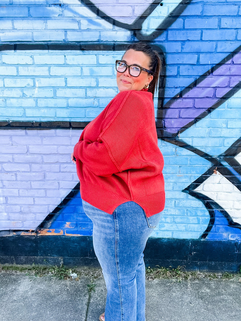 Let's Dance Sweater (S/M-L/XL)-140 Sweaters-Zenana-Hello Friends Boutique-Woman's Fashion Boutique Located in Traverse City, MI