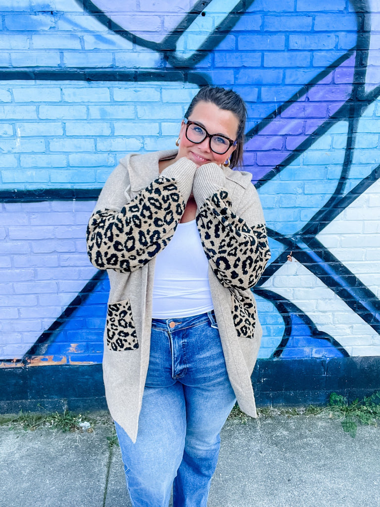 Purrfect Layers Cardigan (S/M-2X/3X)-160 Cardigans/Kimonos-COZY CO-Hello Friends Boutique-Woman's Fashion Boutique Located in Traverse City, MI