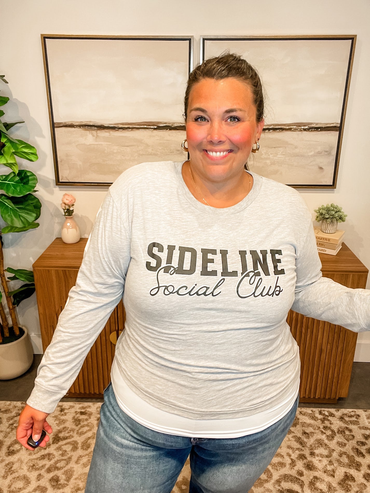 Sideline Social Club Tee (S-XL)-130 Graphic Tees-Shiraleah-Hello Friends Boutique-Woman's Fashion Boutique Located in Traverse City, MI