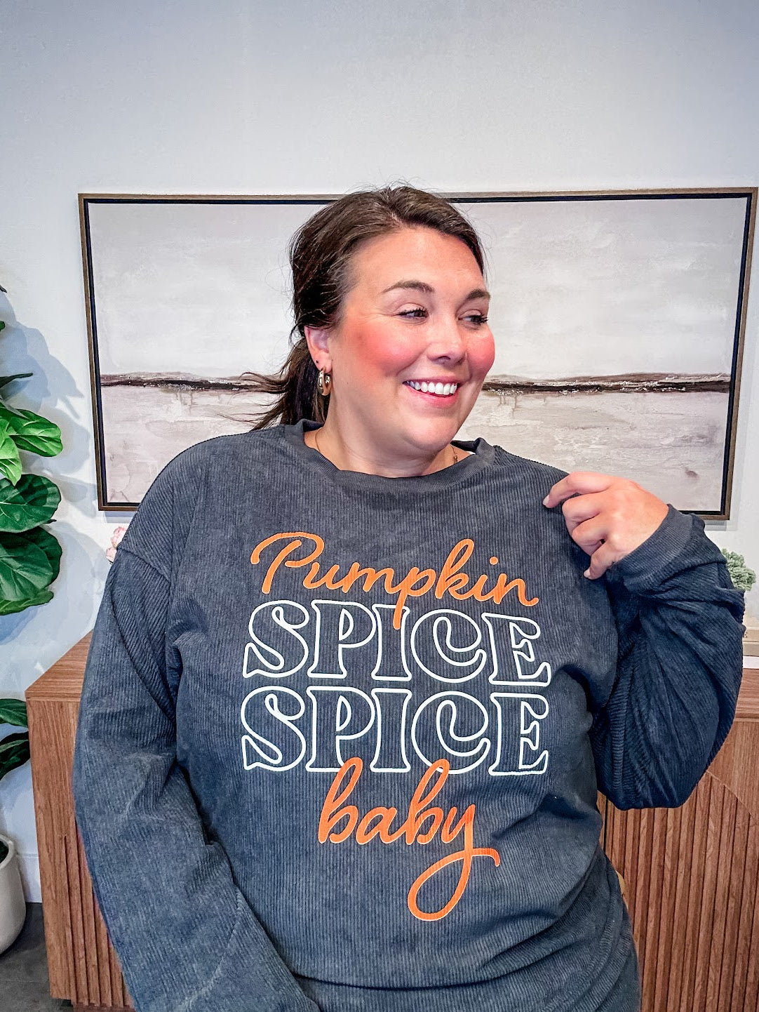 Spice & Everything Nice Pullover (S-2XL)-110 Long Sleeve-Lovesoft-Hello Friends Boutique-Woman's Fashion Boutique Located in Traverse City, MI