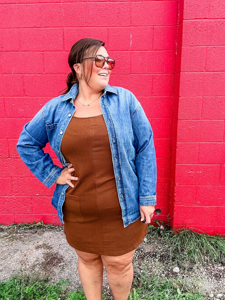 7 Summers Ago Denim Shacket (S-L)-170 Jackets-RISEN-Hello Friends Boutique-Woman's Fashion Boutique Located in Traverse City, MI