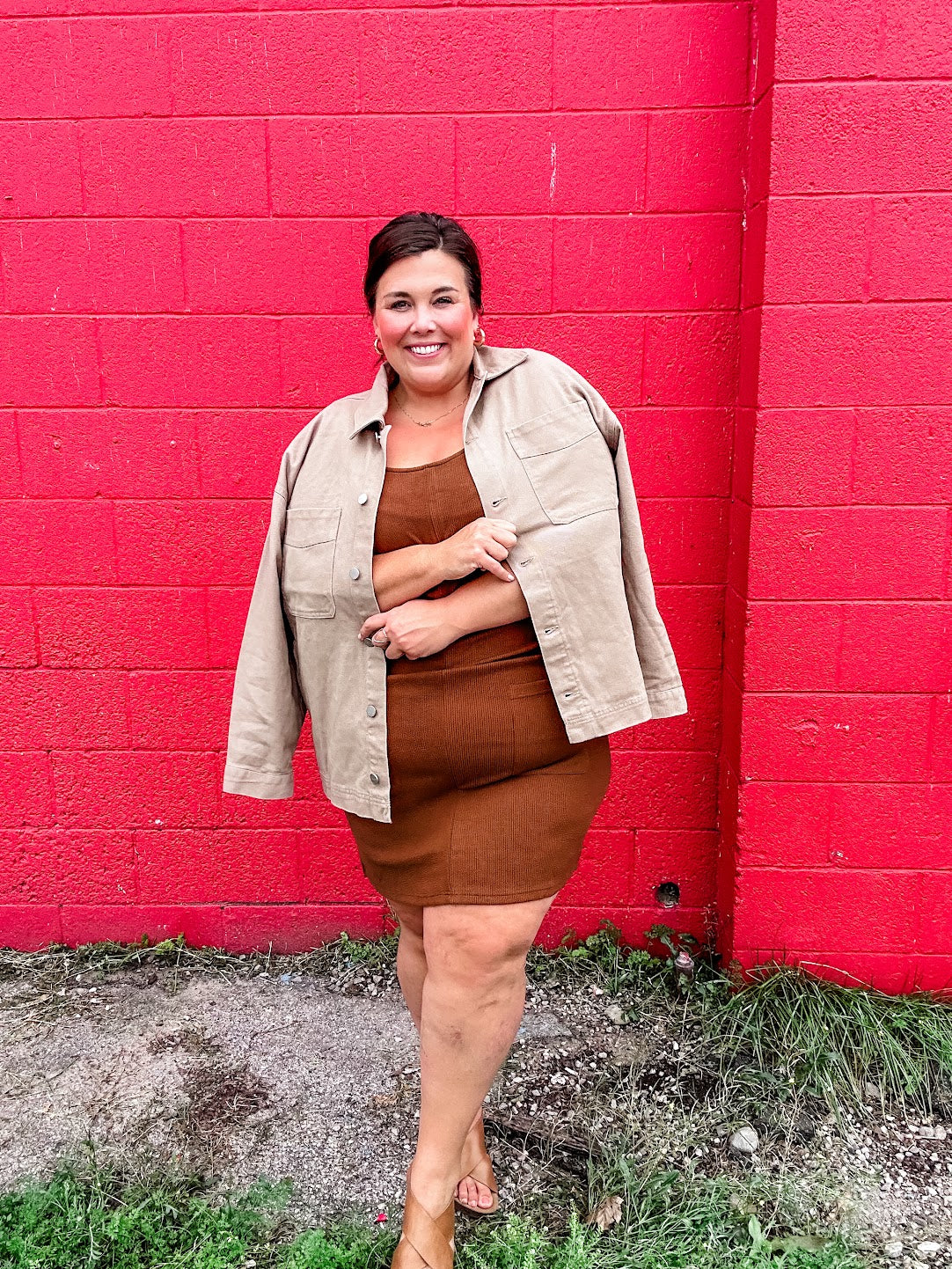 The Side Step Denim Jacket (S-XL)-170 Jackets-RISEN-Hello Friends Boutique-Woman's Fashion Boutique Located in Traverse City, MI