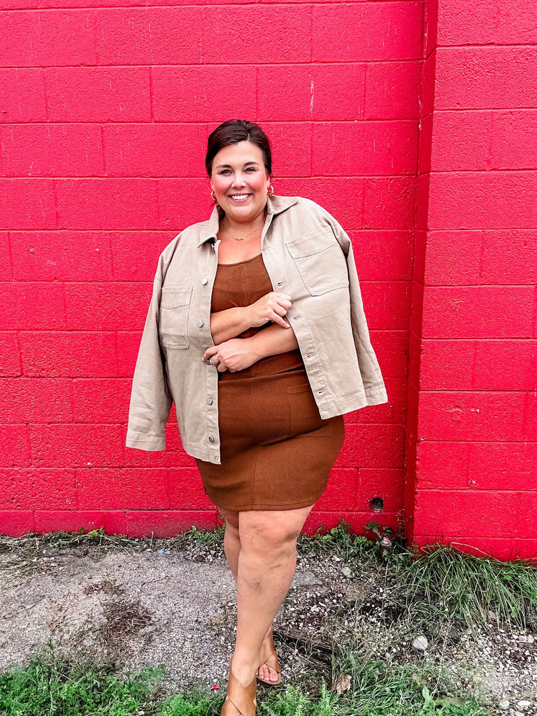 The Side Step Denim Jacket (S-XL)-170 Jackets-RISEN-Hello Friends Boutique-Woman's Fashion Boutique Located in Traverse City, MI