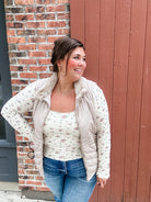 On-the-Go Zip Vest (S-3XL)-120 Sleeveless-White Birch-Hello Friends Boutique-Woman's Fashion Boutique Located in Traverse City, MI