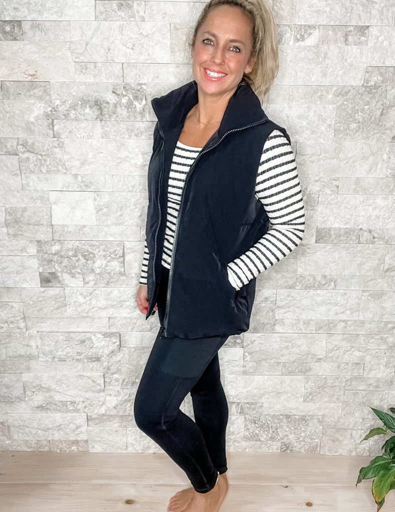 Forever Yours Puffer Vest (S-XL)-170 Jackets-White Birch-Hello Friends Boutique-Woman's Fashion Boutique Located in Traverse City, MI