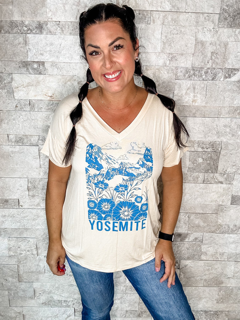 Take Me To Yosemite Top (S-3XL)-100 Short Sleeve-Sew In Love-Hello Friends Boutique-Woman's Fashion Boutique Located in Traverse City, MI