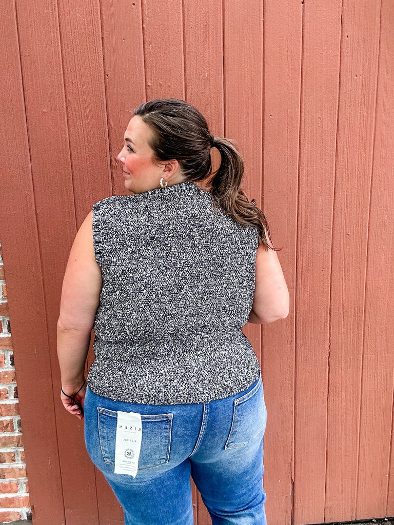 Chic & Cozy Button Vest (S-3XL)-120 Sleeveless-White Birch-Hello Friends Boutique-Woman's Fashion Boutique Located in Traverse City, MI
