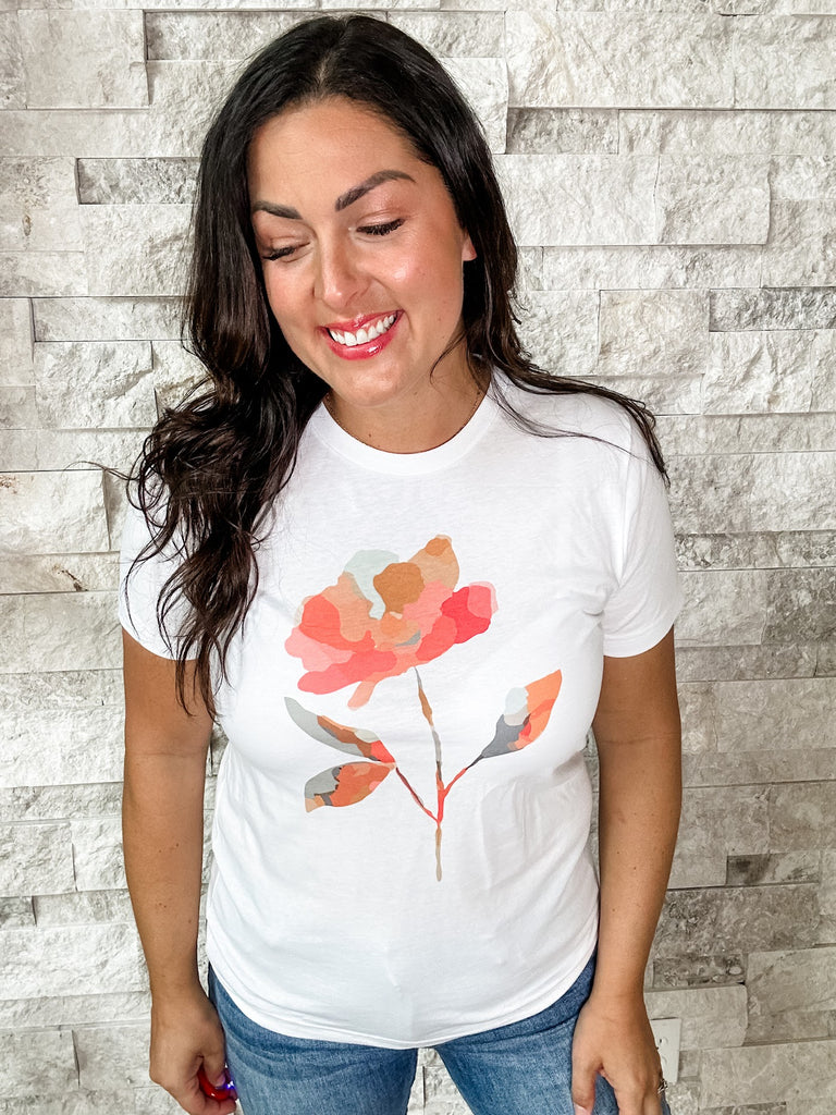 Pickin' Flowers Tee (S-2XL)-130 Graphic Tees-faire Part.tees by Party On!-Hello Friends Boutique-Woman's Fashion Boutique Located in Traverse City, MI