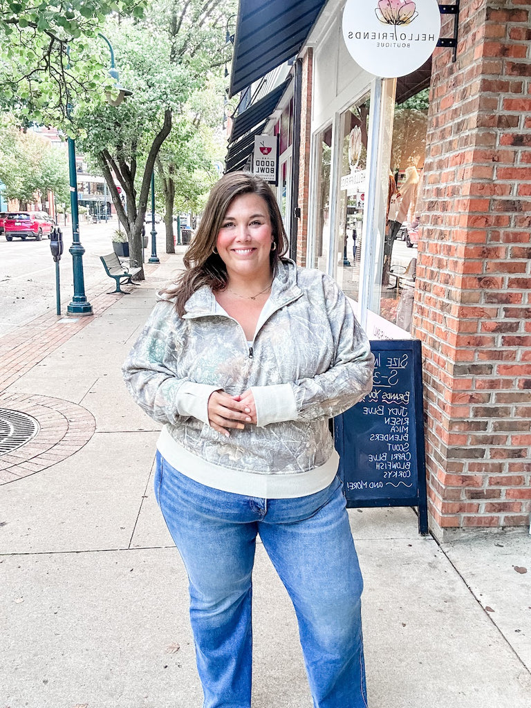 Easy Does It Pullover in Camo (XS-2XL)-140 Sweaters-Blakeley-Hello Friends Boutique-Woman's Fashion Boutique Located in Traverse City, MI