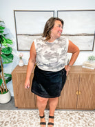 Feels Right Denim Skort (S-3XL)-200 Denim-Judy Blue-Hello Friends Boutique-Woman's Fashion Boutique Located in Traverse City, MI