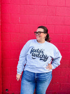 Feelin' Witchy Sweatshirt (S-3XL)-150 Sweatshirts/Hoodies-Chloe Vs Tank-Hello Friends Boutique-Woman's Fashion Boutique Located in Traverse City, MI
