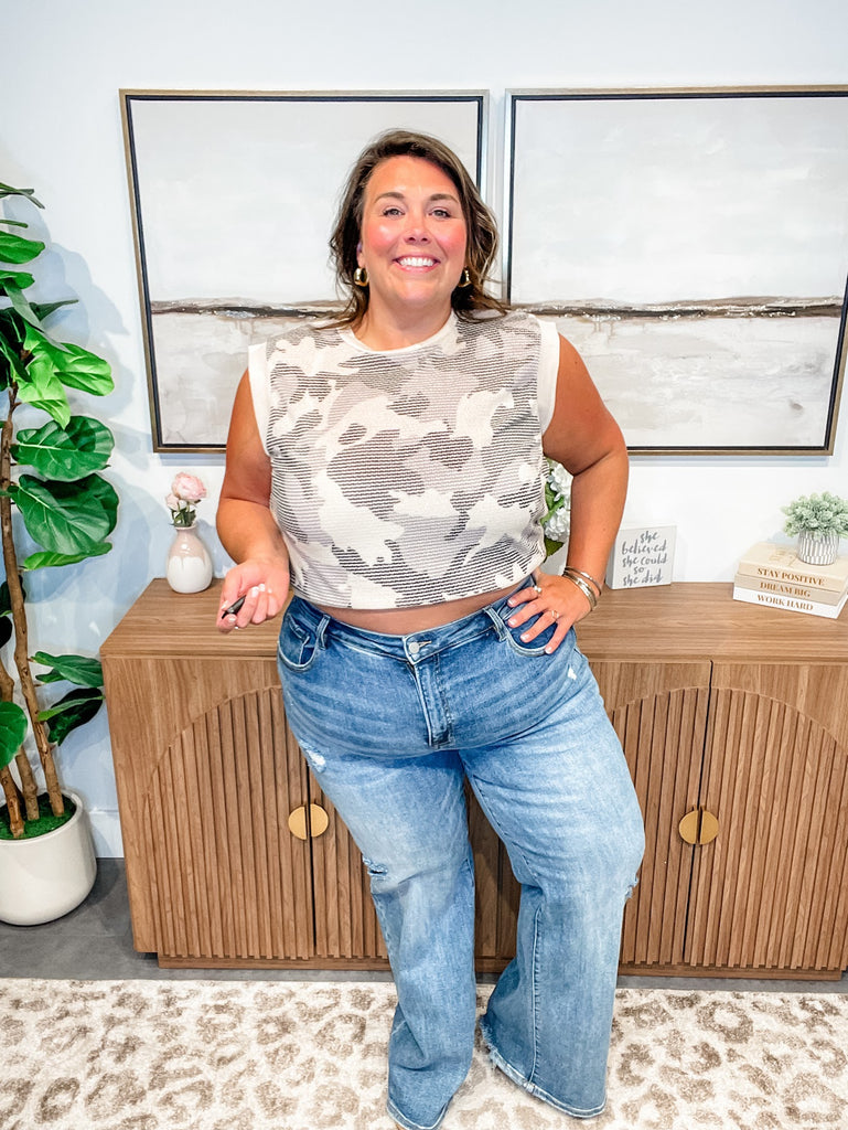 Vintage Soul High Rise Wide Leg Jeans (0-15, 1X-3X)-200 Denim-RISEN-Hello Friends Boutique-Woman's Fashion Boutique Located in Traverse City, MI