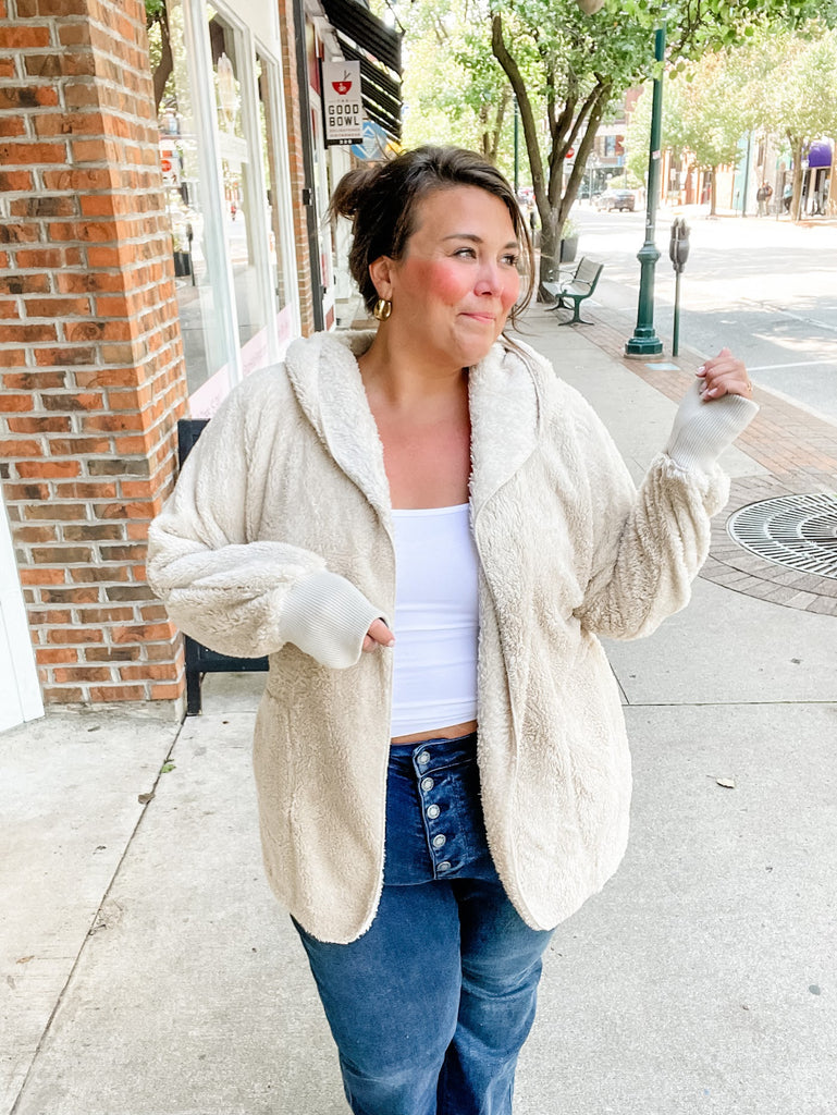 The Aspen Faux Fur Jacket (S/M-L/XL)-110 Long Sleeve-Zenana-Hello Friends Boutique-Woman's Fashion Boutique Located in Traverse City, MI