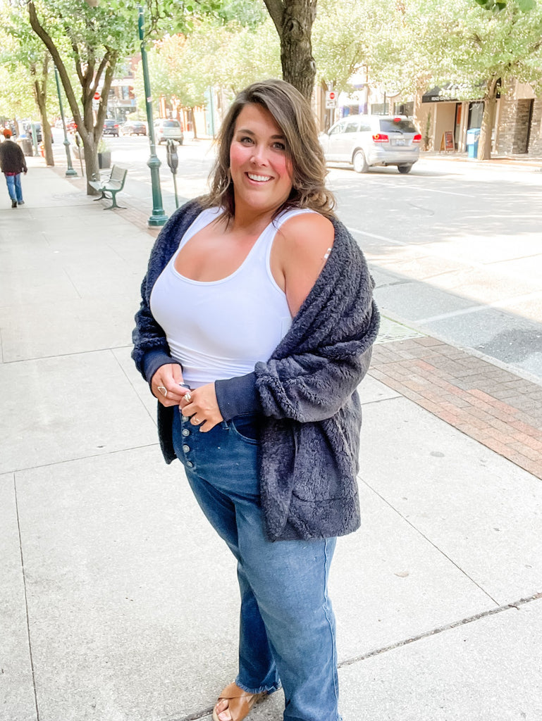 The Aspen Faux Fur Jacket (S/M-L/XL)-110 Long Sleeve-Zenana-Hello Friends Boutique-Woman's Fashion Boutique Located in Traverse City, MI