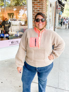 Weekend Wanderer Pullover in Desert Sand (S-XL)-140 Sweaters-LovLov-Hello Friends Boutique-Woman's Fashion Boutique Located in Traverse City, MI