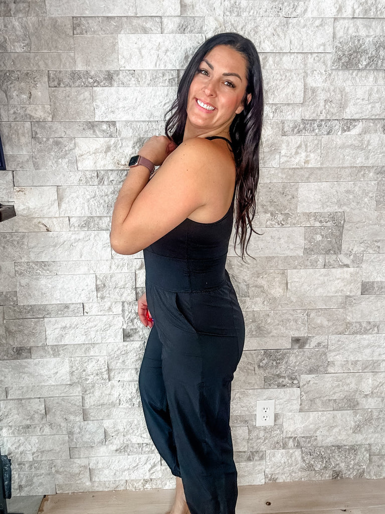 Just Let It Be Jumpsuit (S-3XL)-190 Rompers/Jumpsuits-Rae Mode-Hello Friends Boutique-Woman's Fashion Boutique Located in Traverse City, MI