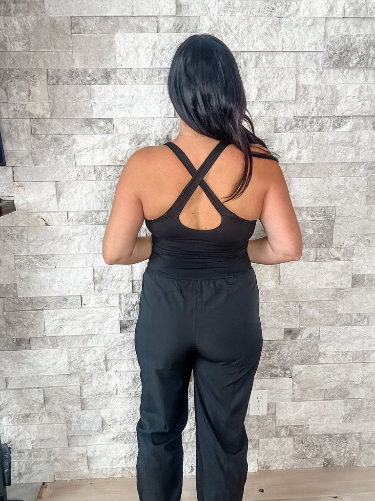 Just Let It Be Jumpsuit (S-3XL)-190 Rompers/Jumpsuits-Rae Mode-Hello Friends Boutique-Woman's Fashion Boutique Located in Traverse City, MI